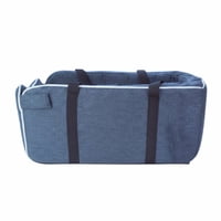 Lubabycas - Bolso De Asiento Mascotas Portatil Transportador 2 En 1 Azul
