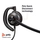 thumbnail image 3 of Auriculares Plantronics Poly EncorePro 530 QD para colocar sobre las orejas negros, 3 of 6