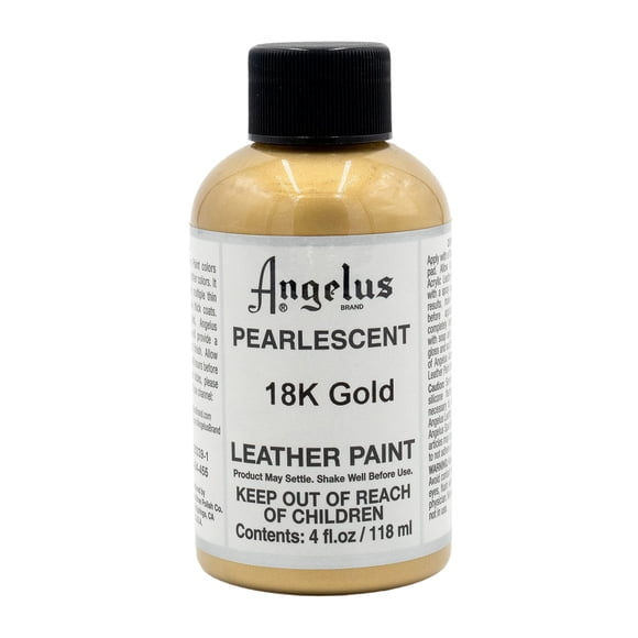 Pintura Para Cuero Oro Nacarado De 18 Quilates 118 Ml