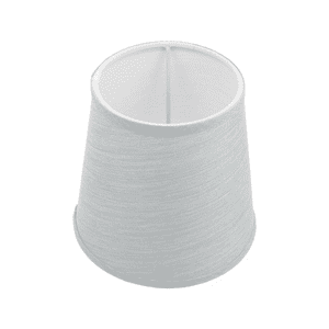 Importclick - Pantalla Vestido Lámpara Repuesto Redonda 25X16.5X20 Cm E27 Blanco