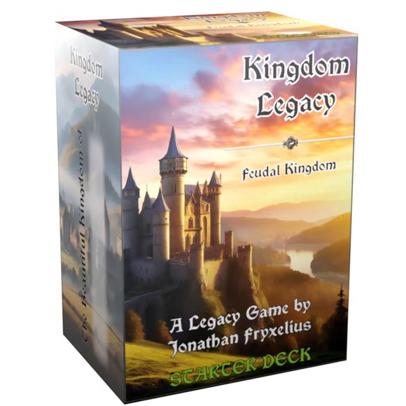 Juego de cartas de estrategia Fryx Games Kingdom Legacy Feudal Kingdom