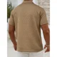 thumbnail image 3 of Polera Hombre Manga Corta Textura Suave Cierre Diseño 0287, 3 of 3