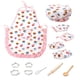 thumbnail image 2 of Kid Chef Rol Juego De Simulación Toy Cap Delantal Pot Pad Sets Cake Pattern 13PCS, 2 of 5