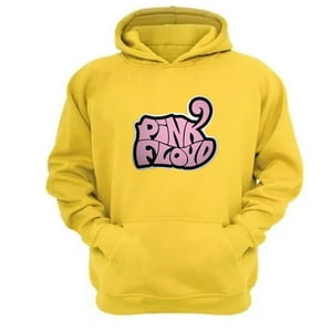 Genérico - Polerón Canguro Pink Floyd Amarillo Talla Xs Unisex