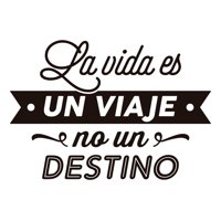 Rienda Libre Graphics - Frase Deco La Vida Es Un Viaje No Un Destino Fr-11087