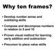 thumbnail image 3 of Juego de tarjetas Math Manipulative LEARNING ADVANTAGE con diez marcos y puntos, 3 of 6