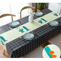 Genérico - Mantel Impermeable 140X220 Cordon 1 Antiquemaduras