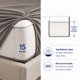 thumbnail image 5 of Juego de sábanas CHATEAU HOME COLLECTION Queen 800TC gris granito, 5 of 7