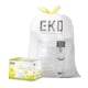 thumbnail image 1 of Bolsas de basura EKO de 21 galones, 80 L, 60 unidades, con cordón, blancas, 1 of 7