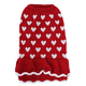 thumbnail image 1 of Suéter con forma de corazón para perro, cálido, de punto, chaleco, jersey de cuello alto, abrigo para perros pequeños y medianos., 1 of 5