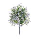thumbnail image 1 of Bola De Flores Violetas Artificiales, Arbusto De Vegetación Artificial, Plantas Falsas Para Jardín, Color Blanco, 1 of 5