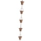 thumbnail image 4 of Cadena De Lluvia De 3,3 Pies Para Exteriores De Villas, Patios, Canalones, Cadenas Colectoras De Agua De Lluvia, Estilo C, 4 of 4