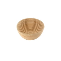 Imahe - Cesta Fermentadora/Bannetton De Pan Redonda Rattan 18 X 9 Cm