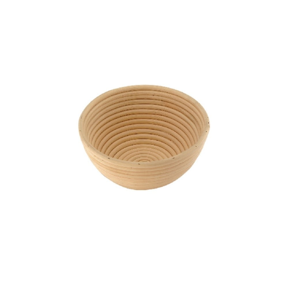 Imahe - Cesta Fermentadora/bannetton De Pan Redonda Rattan 18 X 9 Cm