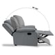 thumbnail image 5 of Berger Reclinable Sevilla Lino Gris, 5 of 7