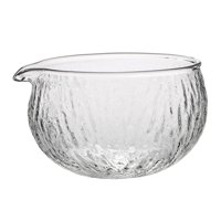 Magideal - Cuenco Matcha Con Vertedor, Vidrio Matcha Transparente Resistente Al Calor Grueso, Cuenco Mezclador De Estilo Japonés Para Té Verde, Diseño Fácil