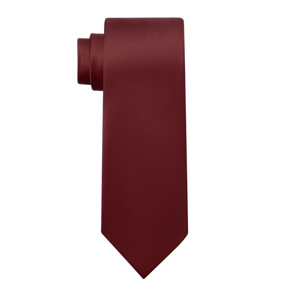 Corbata KOOELLE color granate 150 cm de microfibra lisa