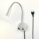 thumbnail image 2 of Lámpara de lectura de pared táctil regulable, luz LED para cabecera con puerto USB e interruptor, luz de cuello de cisne flexible con enchufe, lámpara de pared de 3 W para leer en la cama y el dormito, 2 of 6