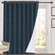 thumbnail image 1 of Cortinas PrinceDeco 100% Opacas de Lino Azul Marino 250 cm x 213 cm, 1 of 7
