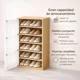 thumbnail image 3 of Zapatero Gabinete Comoda Organiador De Zapato Con 3 Puertas Color Arce, 3 of 7
