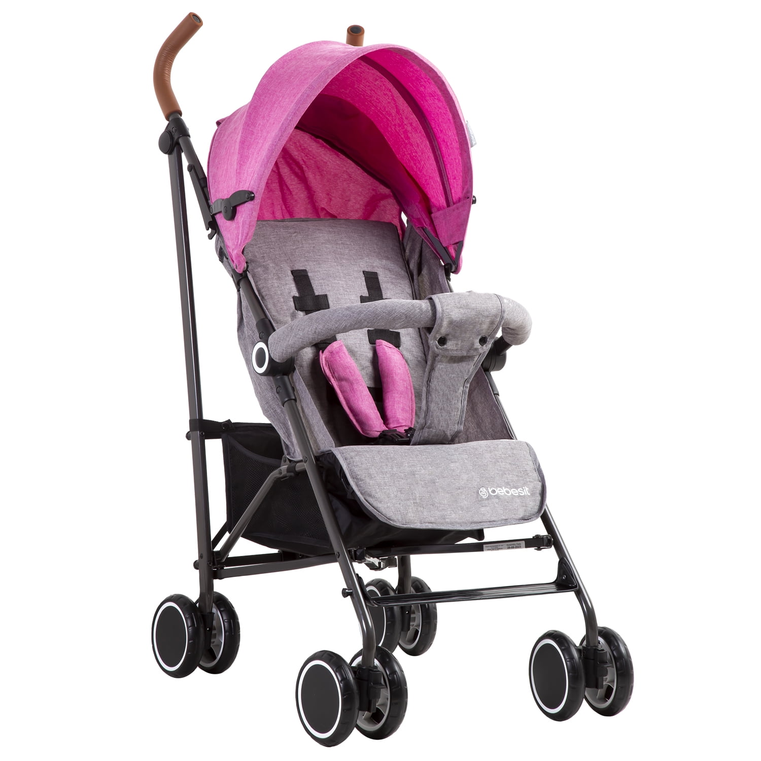 Bebesit - Coche Paragua Clap - Melange Rosado