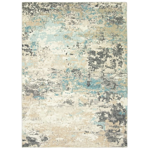 Rug Kas Rugs Roxy 2811, rectangular transicional azul, 230 cm x 320 cm