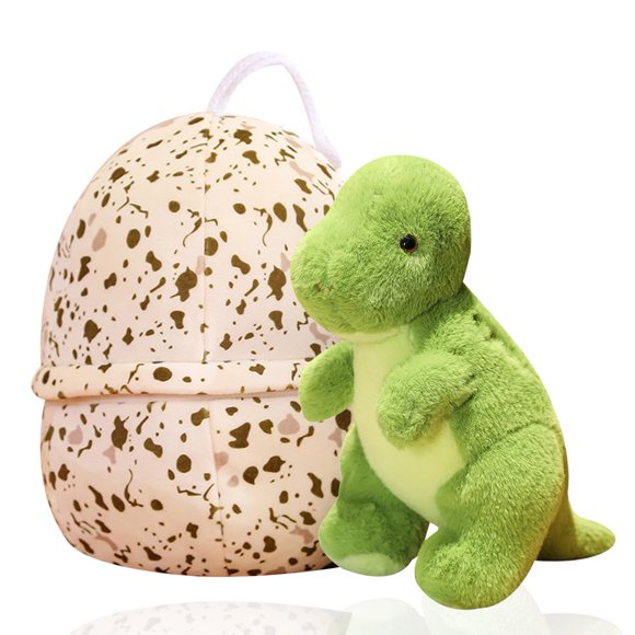 Peluche BUALR Dino de 23 cm con huevo