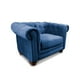 thumbnail image 2 of Sofa Florencia 1C Tela Velvet Azul Petroleo, 2 of 4
