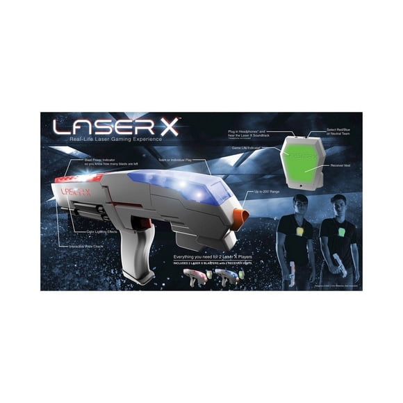 Set Laser Gaming Laser X 88016 para niños de 6 a 15 años