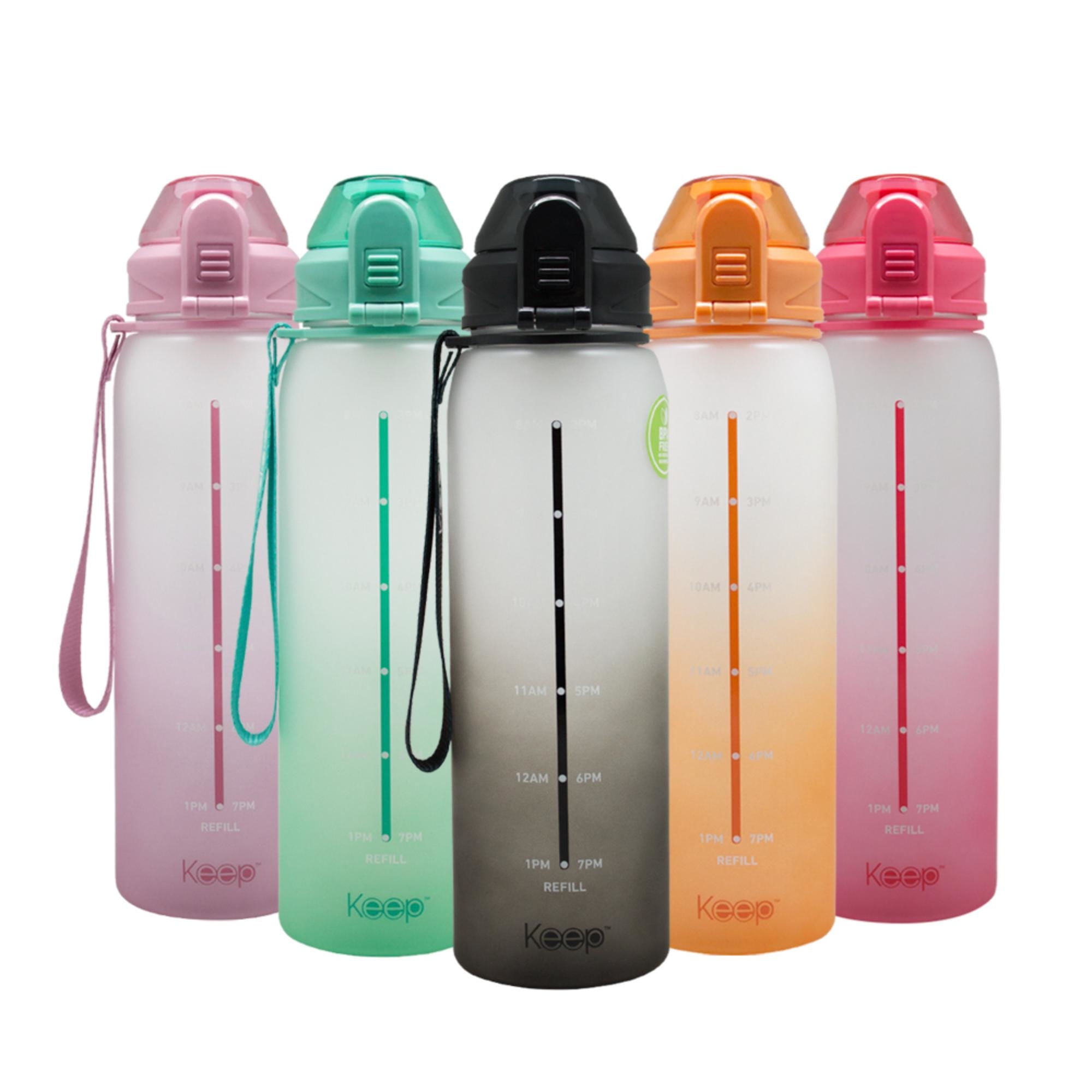 Keep - Botella Medidas Rubber 1l Multicolor