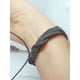 thumbnail image 4 of Pulsera De Cuero Y Cuerda Trenzada Marron Ajustable, 4 of 4