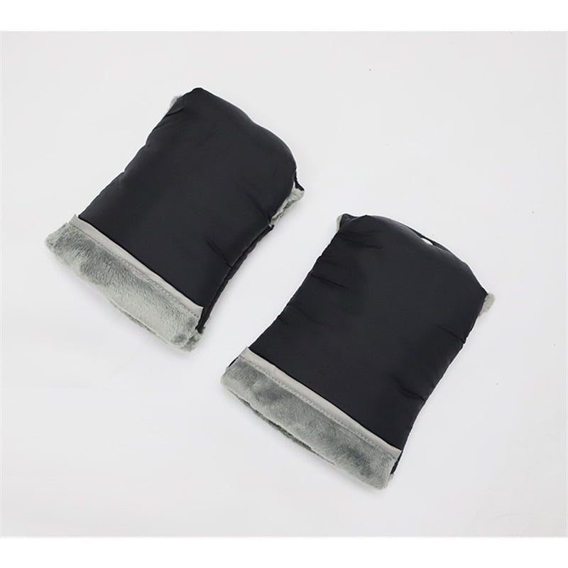 Xusx111 - Guantes De Calzado De Cochecito Infantil - Anticongelación Mites De Cochecito Para Manillas, Repelente Al Agua Muff Calentador De Mano Para El Clima Frío, Peluche Forrado Cochecito De Calzad