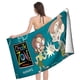 thumbnail image 4 of ChalkZone Toalla de playa de secado rápido con diseño temático, regalo para mujeres y niñas, ideal para cumpleaños, fans, amantes de la música, uso en la playa o al aire libre, 78 × 150 cm, 4 of 6