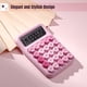 thumbnail image 4 of Calculadora Mr. Pen - Interruptor mecánico (12 dígitos), color rosa, 4 of 9