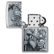 thumbnail image 4 of Mechero de bolsillo Zippo, diseño de seres místicos, cromo cepillado, 4 of 6