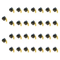 Magideal - 30 Cajas De Regalo Con Forma De Birrete De Graduación, Artículos De Recuerdo Para Fiestas De Graduación, Centros De Mesa Portátiles, Bolsas De Regalo, Negro