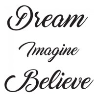 Rienda Libre Graphics - Decomural Dream Imagine Believe Inspirational Ws-44271