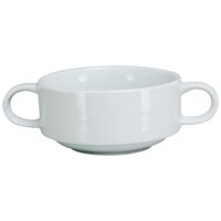 Vaso Para Caldo Yanco Pa-404 Con Asa, 300 Ml, Porcelana Superblanca