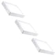 thumbnail image 1 of Pack 3 Foco Panel Plafon Led Sobrepuesto Cuadrado 18W Luz Calida, 1 of 3