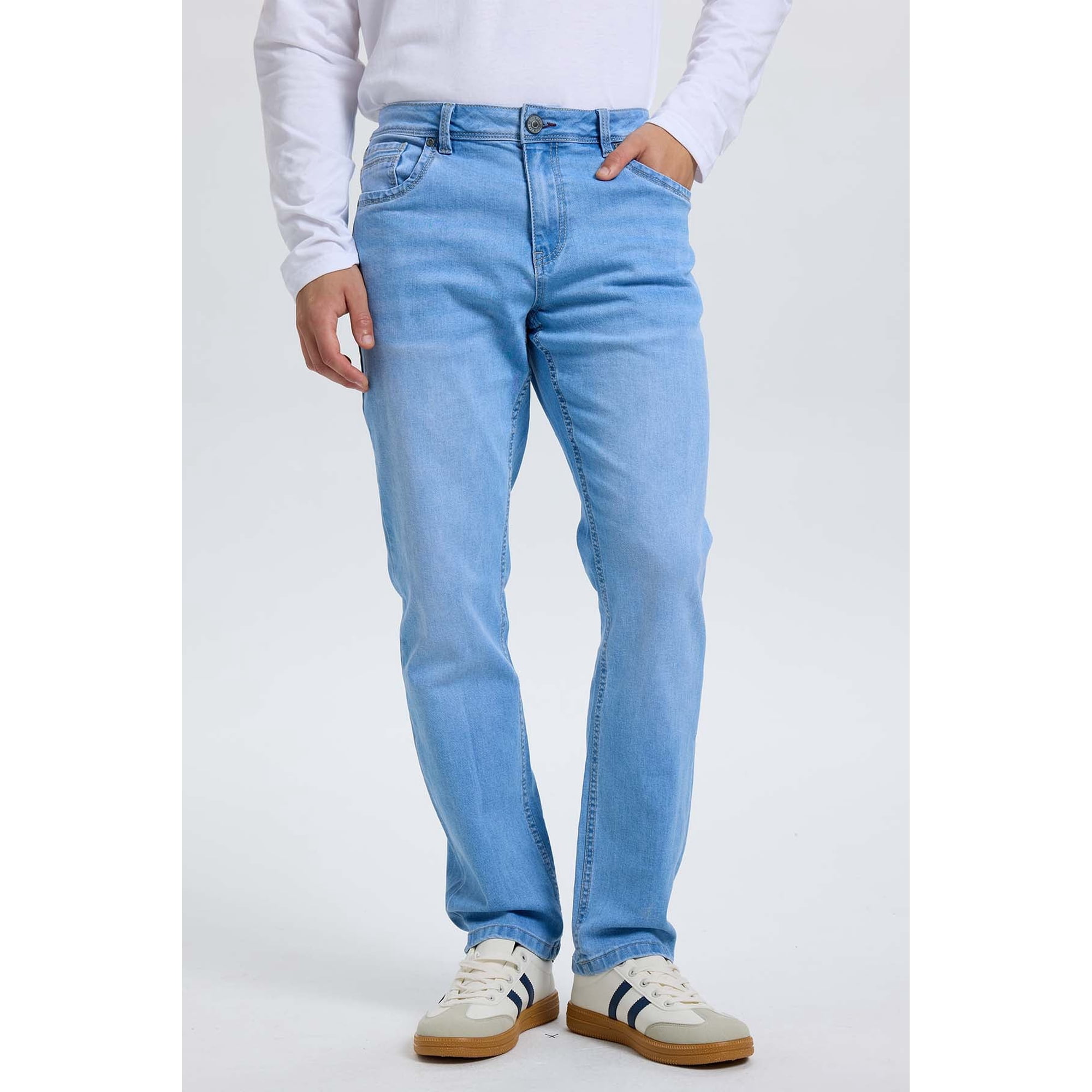 Fashionspark - Jeans Hombre 702 Slim Azul Claro