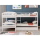 thumbnail image 1 of Twin L-Shaped Bunk bed with Trundle-White{OLD SKU LP000024AAK}, 1 of 3