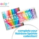 thumbnail image 5 of Lápices de colores en gel para acuarela Ooly Rainbow Sparkle Metallic x12, 5 of 6