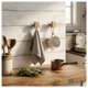 thumbnail image 5 of Pack 2 Perchero De Pared Adhesivo Madera Bambú Cuadrado Para Baño Y Cocina 10x7cm, 5 of 5