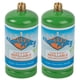 thumbnail image 1 of Tanque cilíndrico de propano Flame King recargable de 500 ml, paquete de 2, 1 of 9