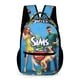 thumbnail image 1 of Los Sims Mochila Escolar para Niños y Niñas, Mochila Infantil de Alta Calidad Ligera, Grande y Duradera 43x15x32cm, 1 of 6