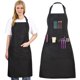 thumbnail image 1 of Noverlife Hair Stylist Apron with 4 Pockets, Hairdresser Apron, 1 of 3