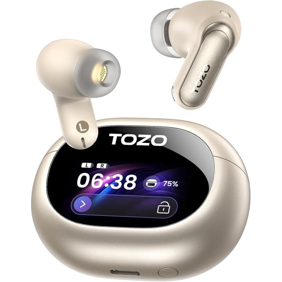 Auriculares TOZO NC20 Pro inalámbricos con ANC y pantalla LCD inteligente