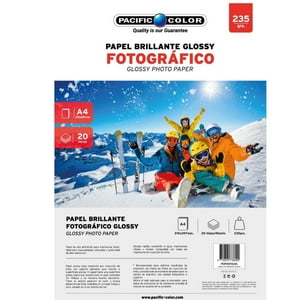 Pacific - Papel Fotográfico Glossy 235Gr 20 Hojas A4
