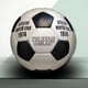 thumbnail image 5 of Pelota de fútbol vintage OROSPORTS cosida a mano, réplica 1974, 5 of 5