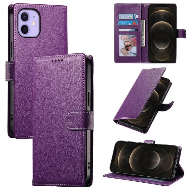 Funda Para Iphone 12 Mini – Cuero Premium, 3 Ranuras Para Tarjetas, Protección Contra Impactos